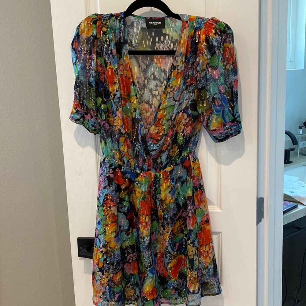 Multicolor The kooples silk dress size medium